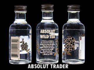 ABSOLUT VODKA Wild Tea 50 ml / 0,05 l 40%Vol.