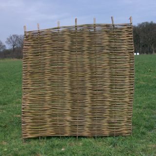 Weidenzaun  Lumber (H 180cm x B 180cm), Sichtschutz Zaun