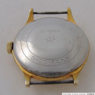 Junghans 10 Mikron vergoldet mechanisch Handaufzug Uhr vintage gents