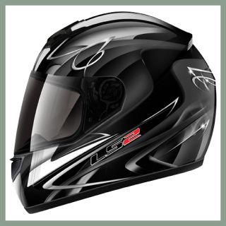LS2 FF351 Diamond II Integralhelm   Gr. XS   schwarz weiß   Helm