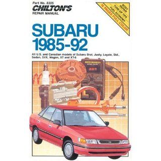 Chiltons Repair Manual: Subaru 1985 92: Chilton Automotive