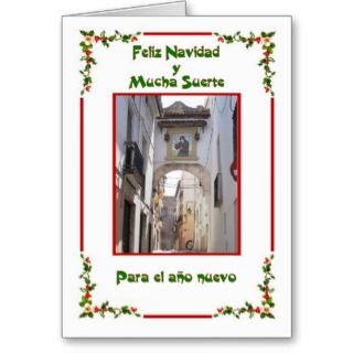 Spanish Christmas Card Feliz Navidad