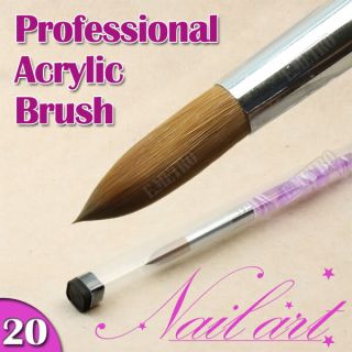 20 Nail Art Acrylic Brush Decoration Painting Molding