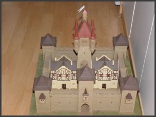  H0 3910 Burg Robenstein Diorama Ausstellungsmodell beleuchtet 373