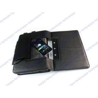 Triple Folio Case Cover Stand For Asus Padfone Station + Stylus Pen