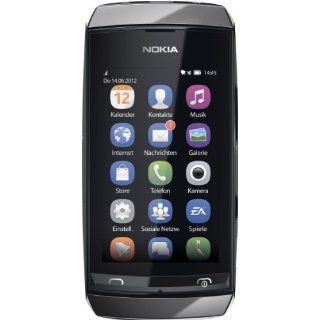 Nokia Asha 305 Smartphone 3 Zoll dunkelgrau: Elektronik