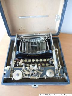 Corona 3 Schreibmaschine. Typewriter. Ein von der ersten portable