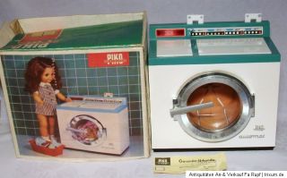 Orig.DDR PIKO Puppen Waschmaschine Waschautomat 25/5025 OVP um
