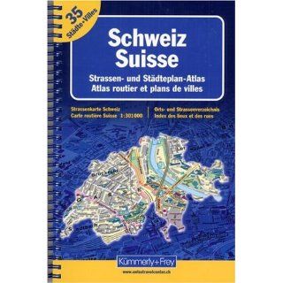 Straßen  und Städteplan Atlas Schweiz 1  301 000 35 Schweizer