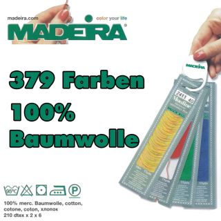 Madeira Mouline Sticktwist 379 Farben   100% merzerisierter Baumwolle