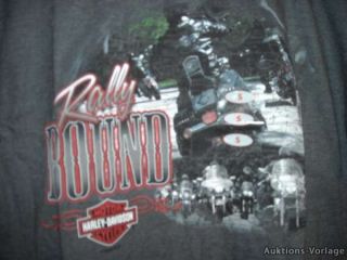 Herren T Shirt Harley Davidson Rally Bound Gr S NEU
