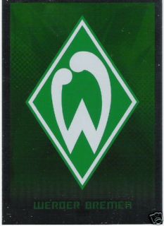 Match Attax #381 Vereinslogo/Wappen Werder Bremen 09/10