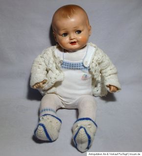 Uralt Masse Puppe Baby Babypuppe FS&Co 438 15 Franz Schmidt 1920