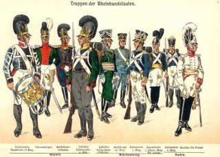 314 Prussian Uniform Plates Napoleonic 376 Uniforms