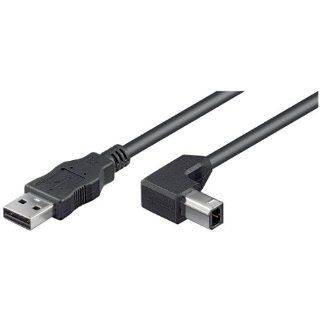 USB 2.0 Kabel A Stecker auf B Winkelstecker 2.0m 