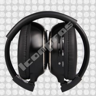 IR Infrarot Headset Kopfhörer Ohrhörer Wireless 2 Kanal