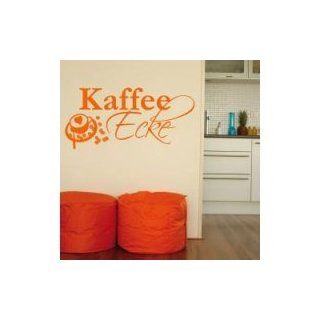 Wandtattoo Kaffee Ecke 60 cm x 30 cm, braun   ral 8017 