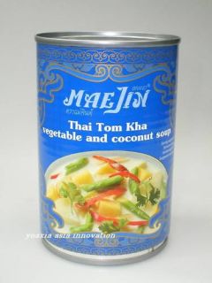 Thai Tom Kha Gemüse Kokos Suppe 398 ml MAEJIN [Tom Ka]
