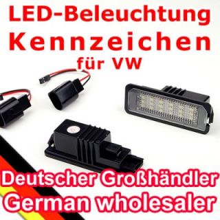 VW LED Kennzeichenbeleuchtung Passat Golf EOS Phaeton