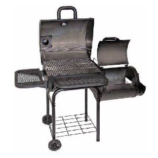 FAMILY SCOUT Barbecue Smoker Set mit SideFireBox + Covervon Char