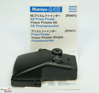 Mamiya 645 AE Prismensucher FE 401 fuer automatische