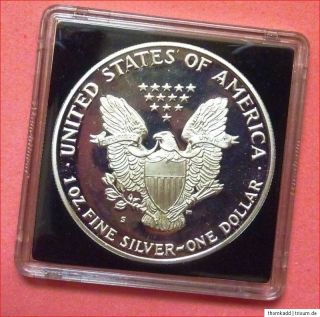 American Silver Eagle 1991 1 Oz Unze Silber PP One Dollar Liberty USA
