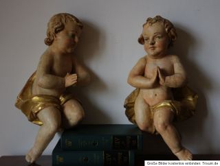 Pair of Fine South German Baroque Angels, 18th c.