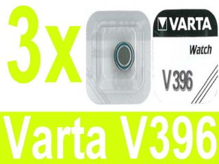 Stück Varta V 396 Knopfzelle Batterie V396 SR59 SR726 SR726W