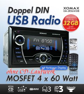2DIN USB  WMA RDS Autoradio ohne CD Laufwerk ID3 TAG