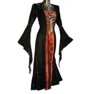 Samtkleid Kleid Gothic Mittelalter Samt Gewand Gr. S XXL 