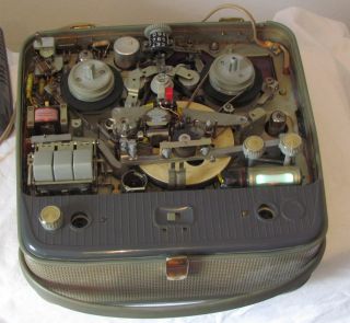 Spur Röhren Tonbandgerät   Telefunken Magnetophon 76 von 1962