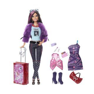 Fashionistas Jet Set Diva SASSY V9515 Barbie Spielzeug