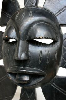 big african mask initations maske ritual tribal art wooden wall mask