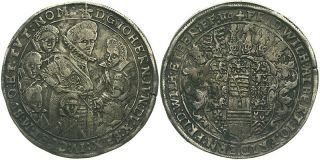 B417 Sachsen Weimar 1 Taler 1617 Johann Ernst und seine sieben Brüder