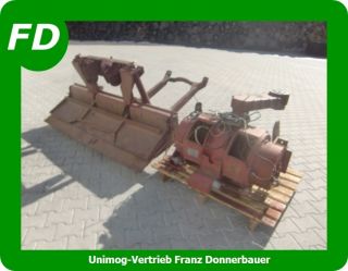 Werner Forstausruestung Seilwinde fuer Unimog 403 406 416 417 komplett
