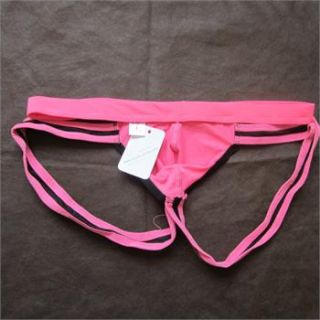 New WANG JIANG Sexy Mens Underwear Jockstrap Thong Bikinis Size S M L