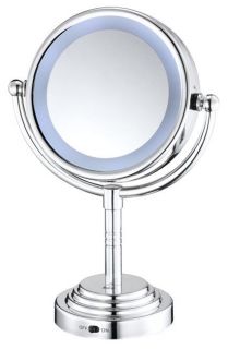 Make up Spiegel m. LED Licht beleuchteter Kosmetikspiegel Melissa 635