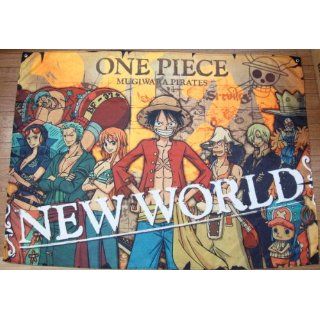 One Piece Big Multi Cross Flagge / Tuch Mugiwara Pirates (110 x 80 cm