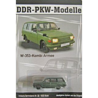 DDR Pkw Modell Wartburg 353 Kombi Armee/NVA / Sammelserie Nr. 32 / ca