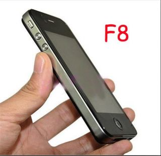 Entriegelt Touch Screen Phone AT & T 2 SIM JAVA TV F8 Black & White