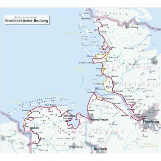 Nordseeküsten Radweg. 175000 bikeline Radtourenbuch, Nordseeküsten