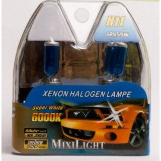 H11 Xenon Halogenlampe Night Light Super White 6000K 12V 55Watt