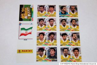WM France 98 1998 – RARE ORIGINAL IRAN SET (417 426) from UK MINT