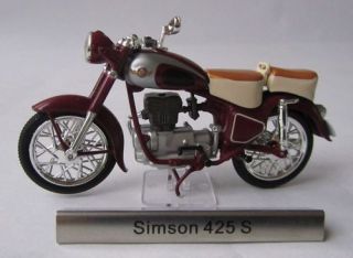 Atlas Verlag DDR Motorräder 1:24 IFA Simson AWO 425