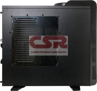 Q7 ATX Midi Tower Gamer PC Gehäuse Computer Lüfter Window CPM 750