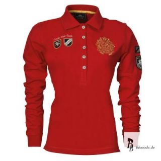 HV Polo Damen Langarm Polo Shirt Kesara red (rot) Winter 2012/13 Neu