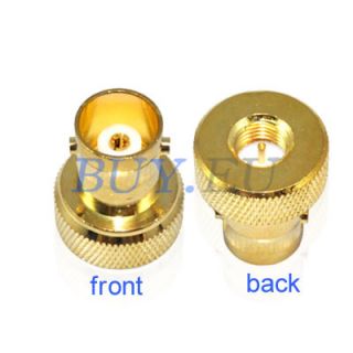 SMA male to BNC female Coax Straight Connector Adapter