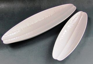 Rosenthal Porzellan Schale Tapio Wirkkala Blattschale oval weiss 36 cm