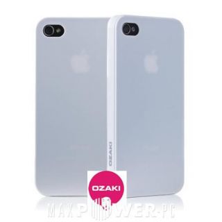 Ozaki iCoat 0 4 Apple iPhone 4 S Schutz Cover IC844WH weiss Display