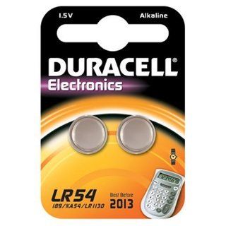 Duracell Knopfzelle Alkali Mangan Batterie (LR54/AG10/V10 GA) 2 Stück